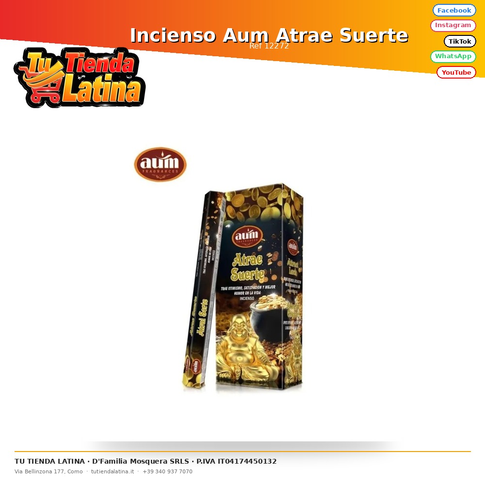 L'incenso Aum attira la fortuna