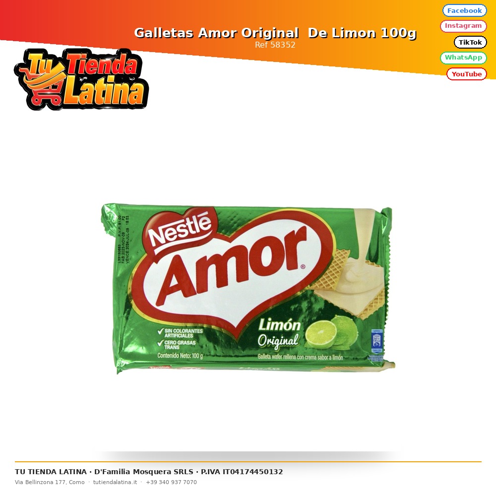Biscotti Originali Al Limone 100g
