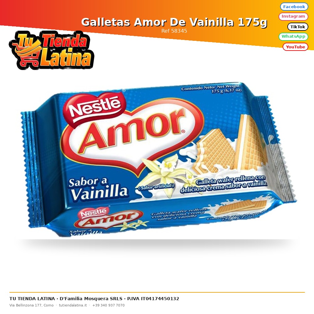 Galletas Amor De Vainilla 175g