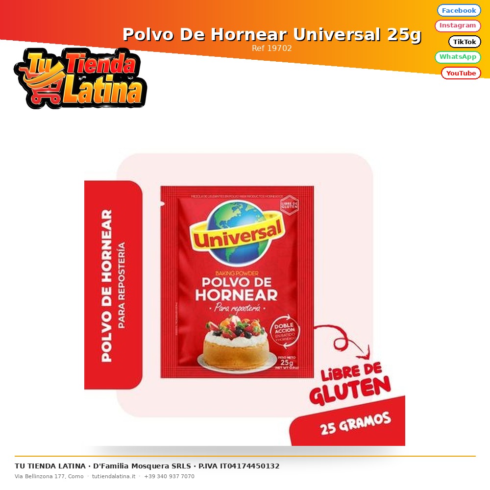 Universal Baking Powder 25g