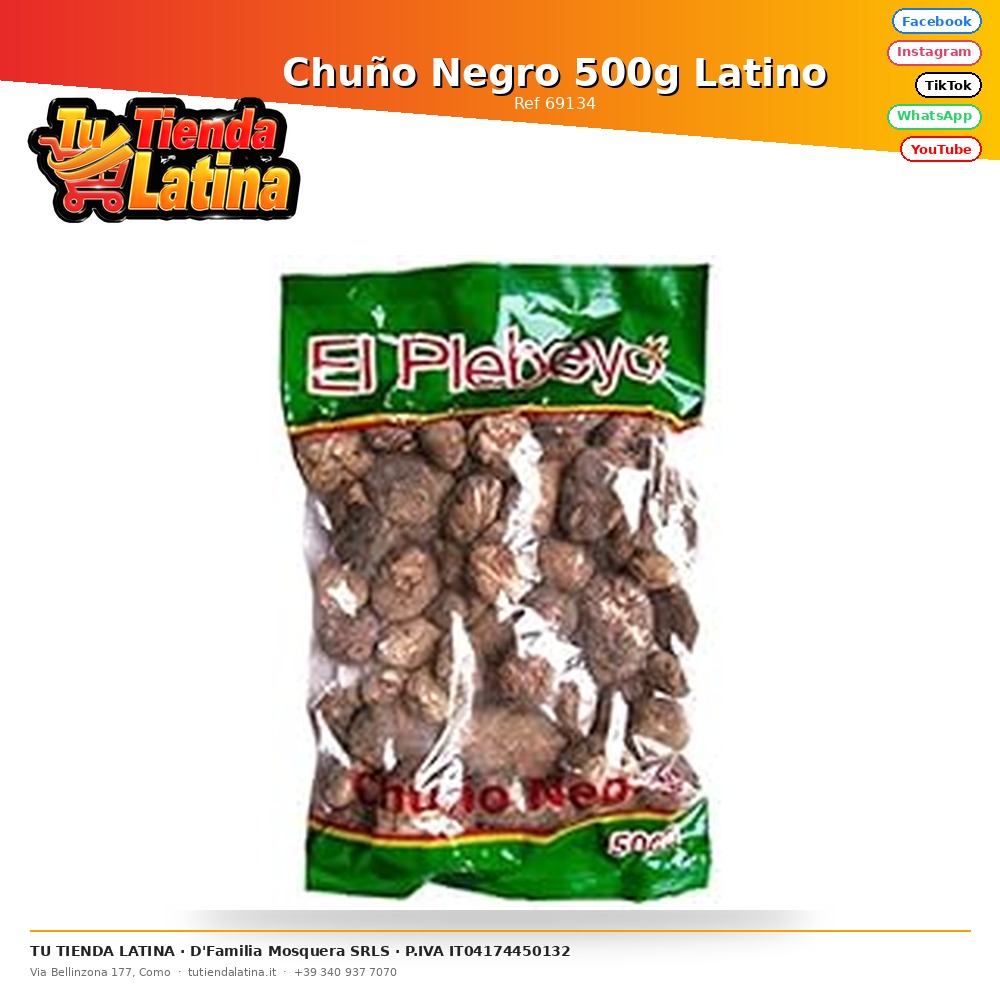 Chuño Nero 500g Latino