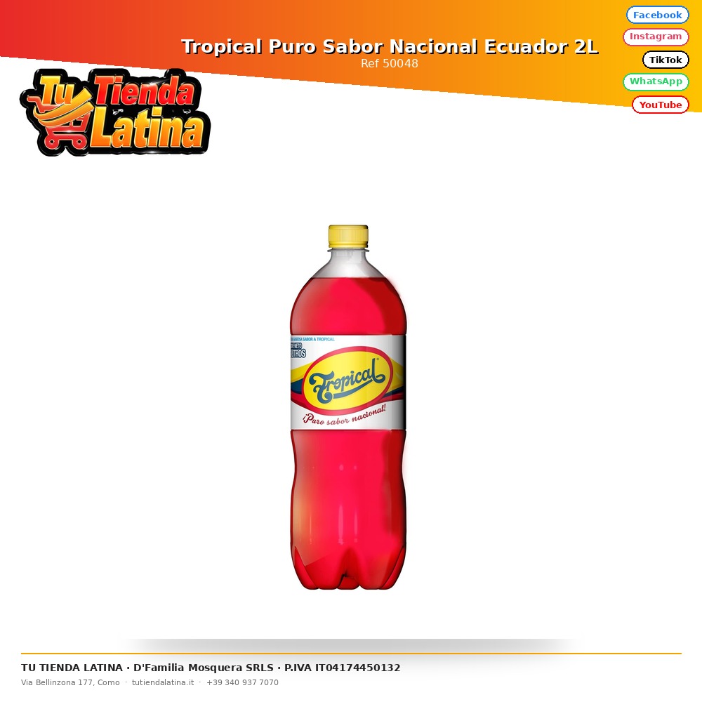Tropical Pure National Flavor Ecuador 2L