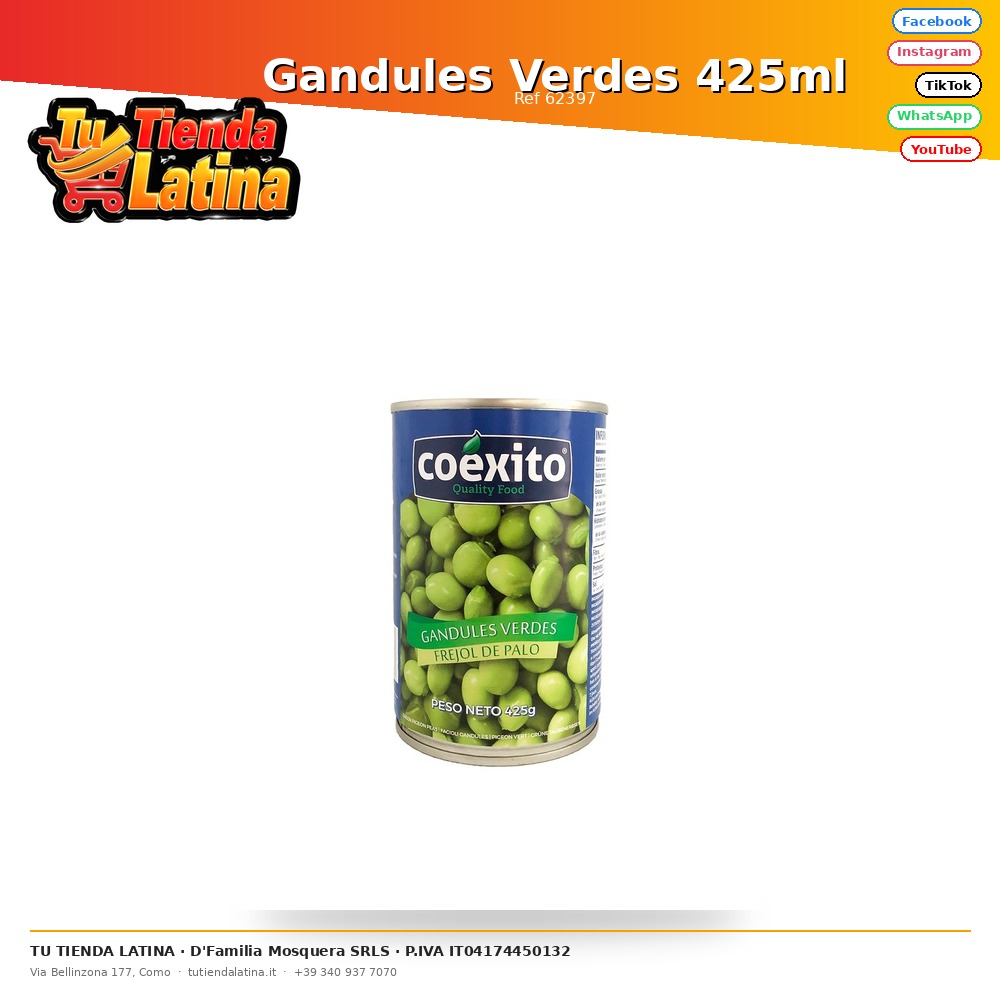  Gandules Verdes 425ml 