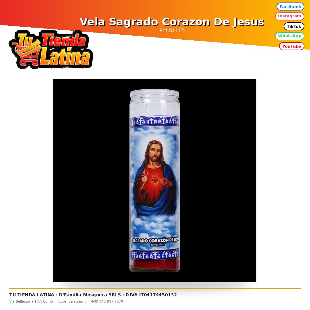 Sacred Heart of Jesus Candle