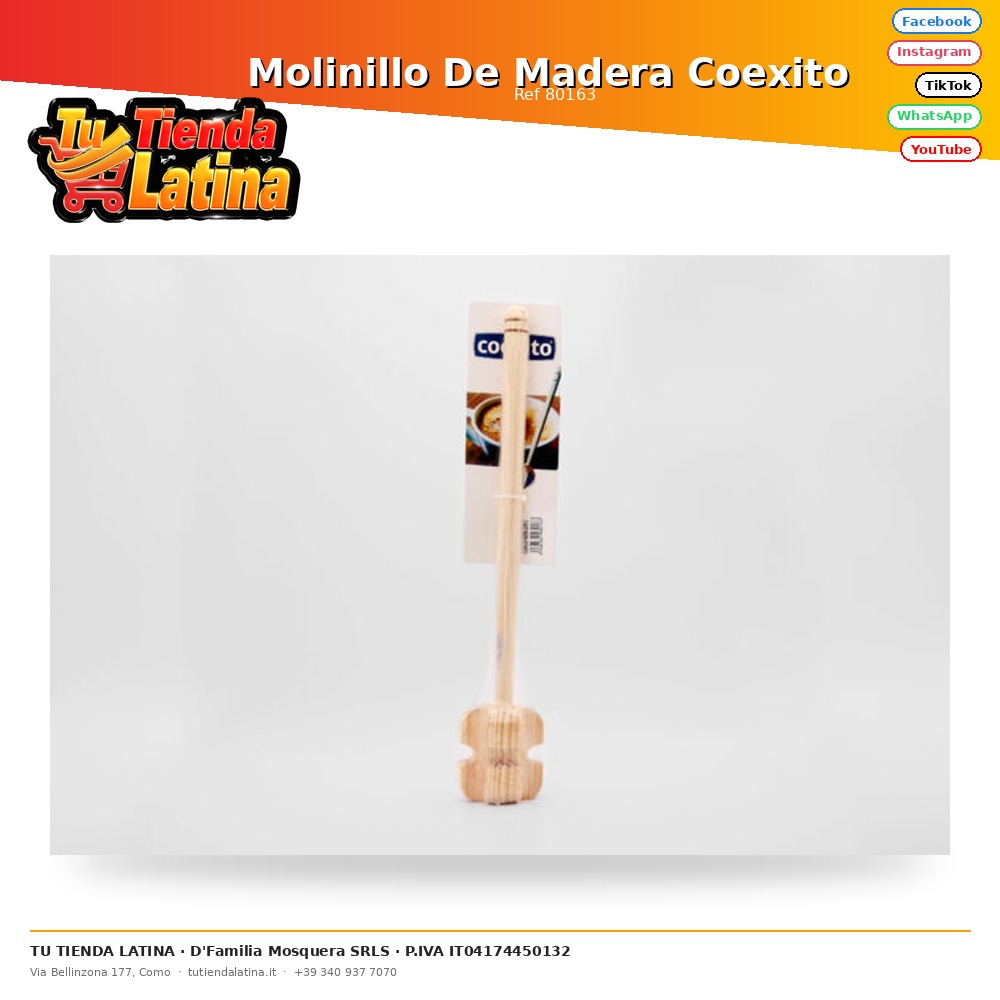 Molinillo De Madera Coexito 