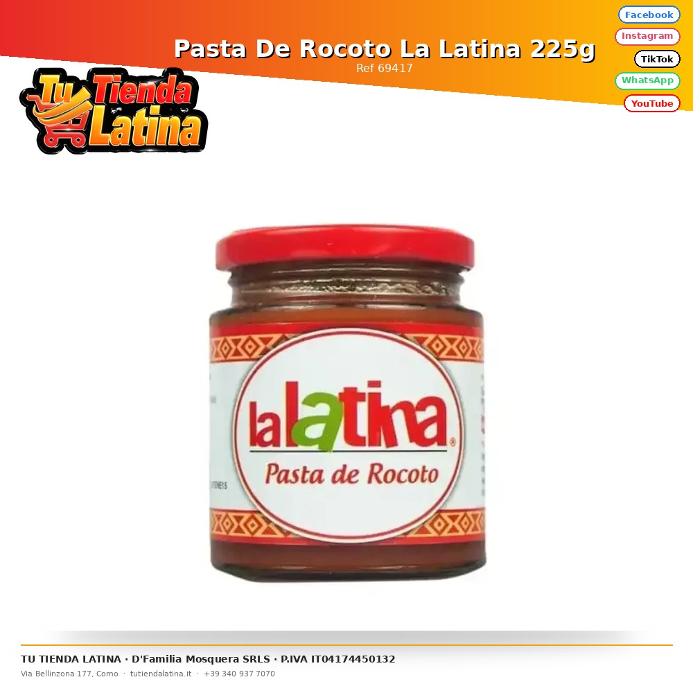 Pasta Rocoto La Latina 225g