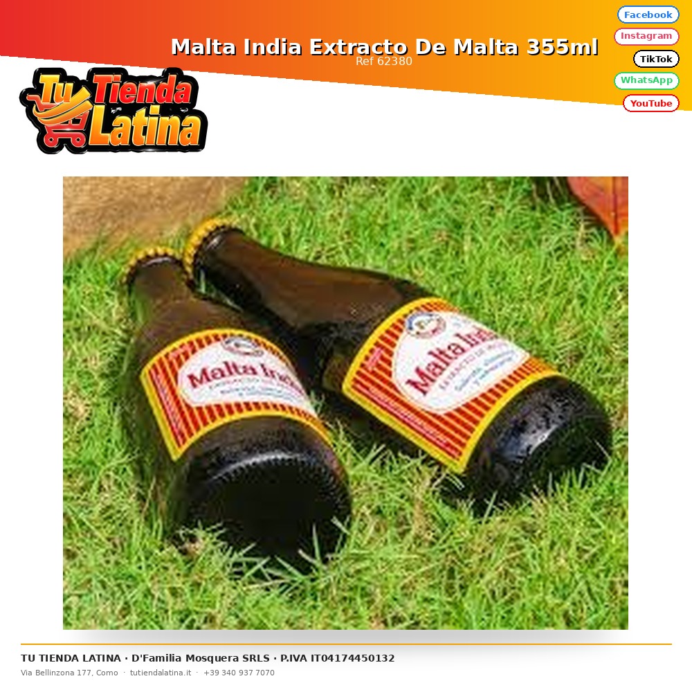 Malta India Extracto De Malta 355ml