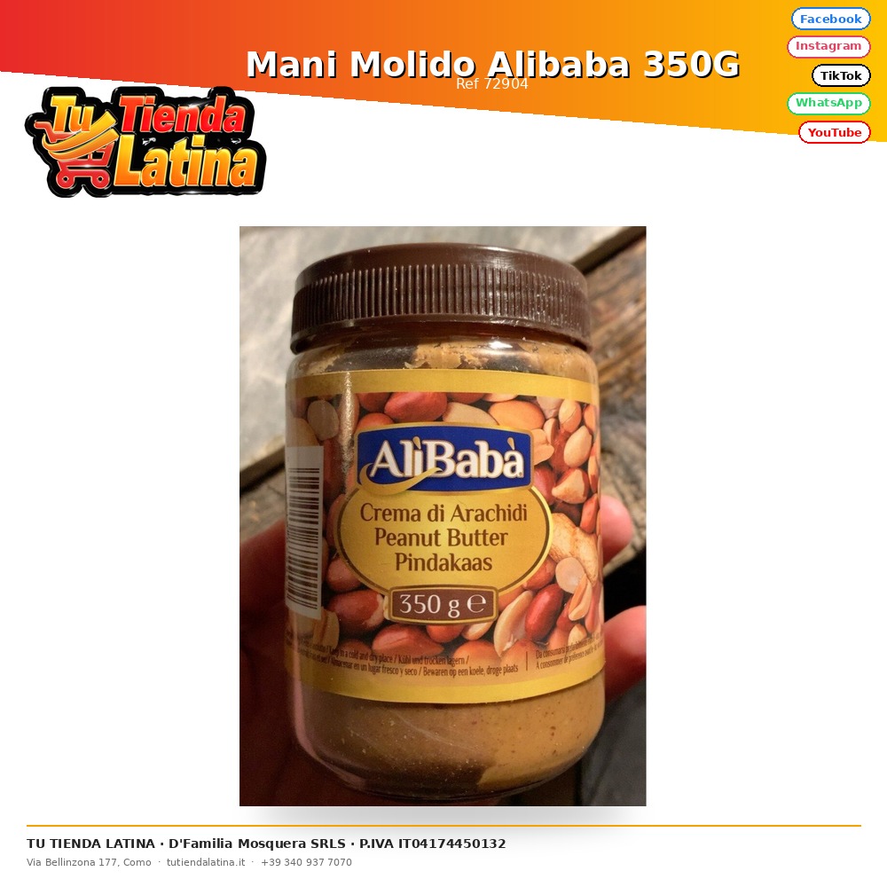 Arachidi macinate Alibaba 350G