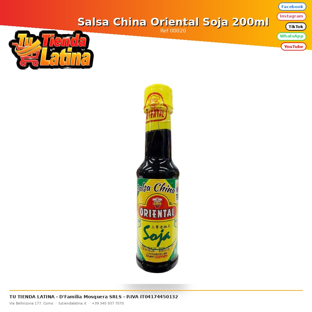 Salsa China Oriental Soja 200ml