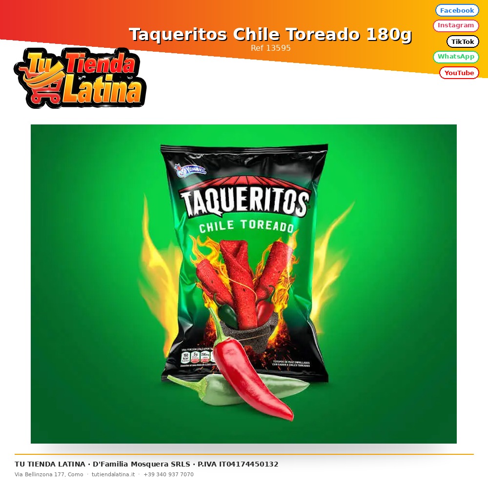 Taqueritos Chile Toreado 180g