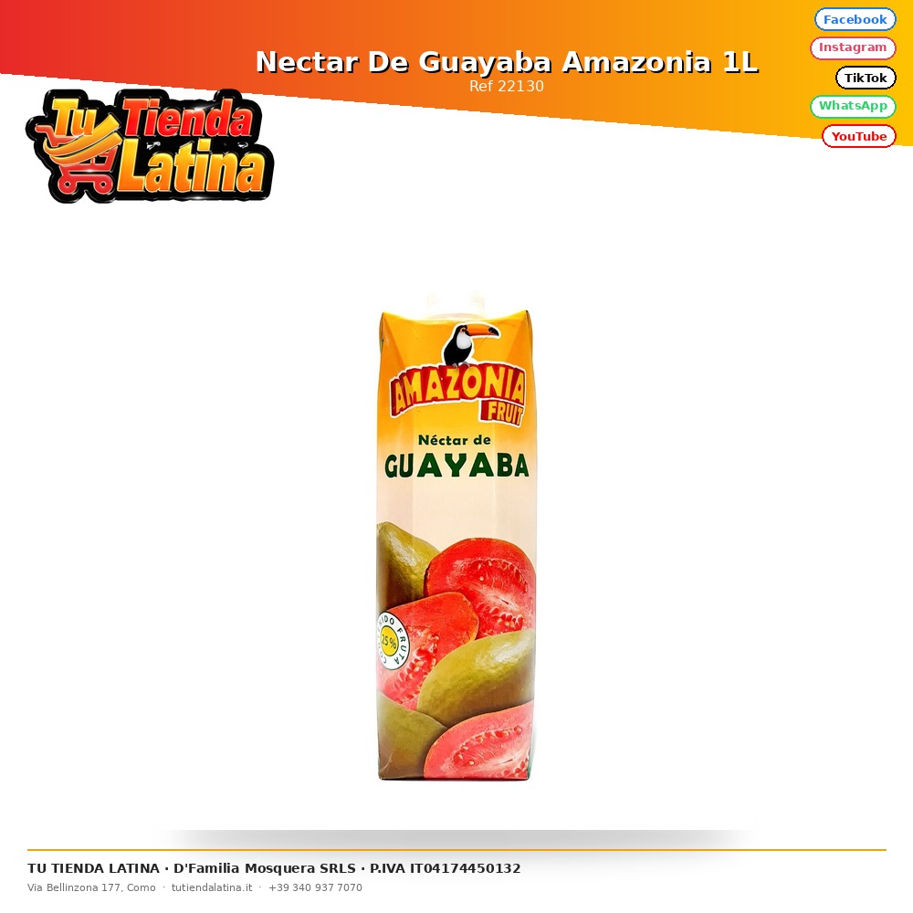 Guava Nectar Amazonia 1L
