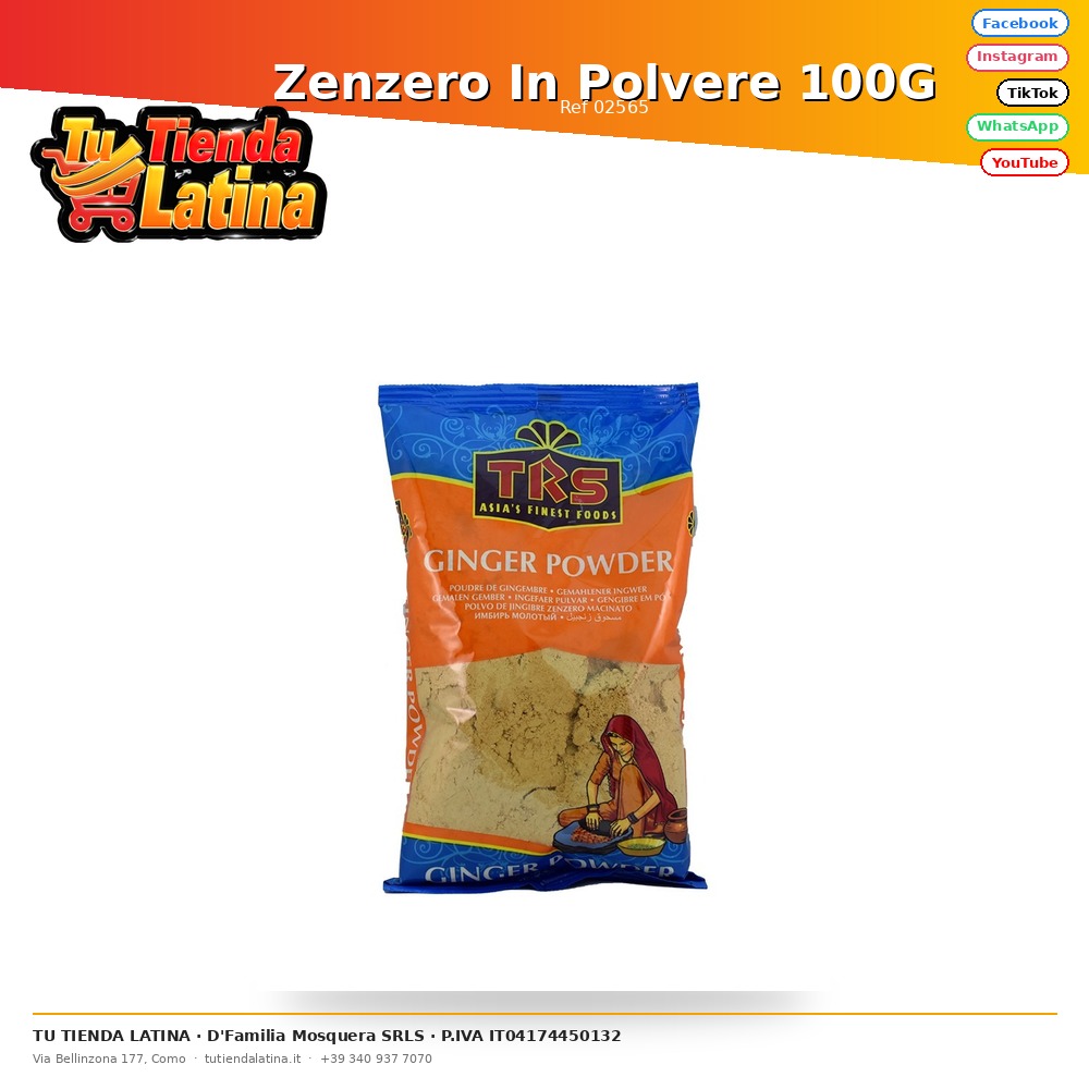 Zenzero In Polvere 100G
