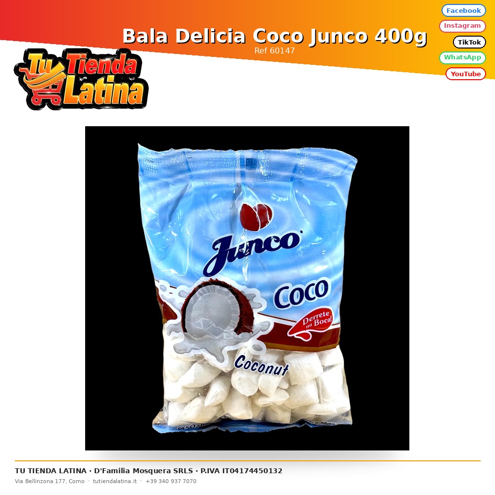 Bullet Cocco Junco Delight 400g