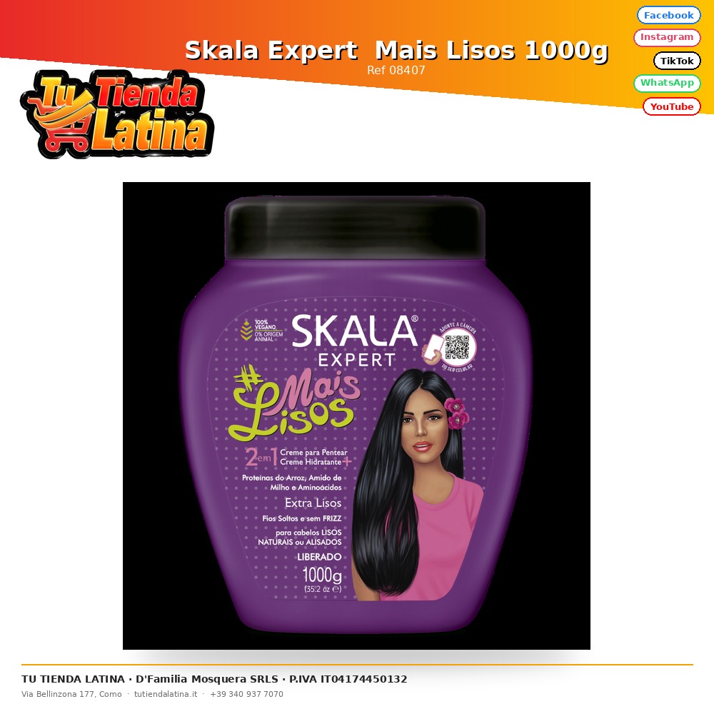 Skala Expert  Mais Lisos 1000g
