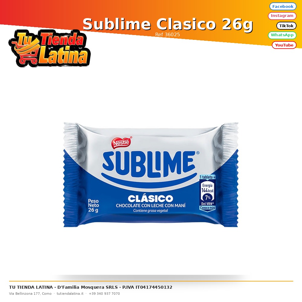 Sublime Clasico 26g