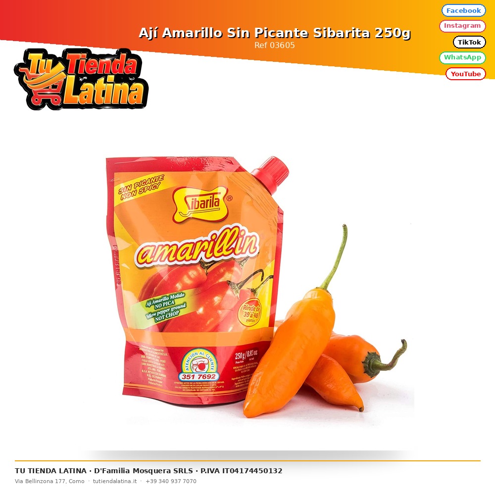 Peperoncino Giallo Senza Piccante Sibarita 250g