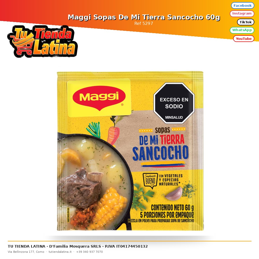 Maggi Soups From My Land Sancocho 60g