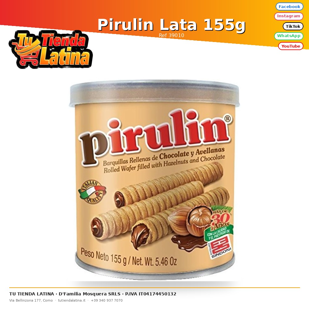 Pirulin Tin 155g