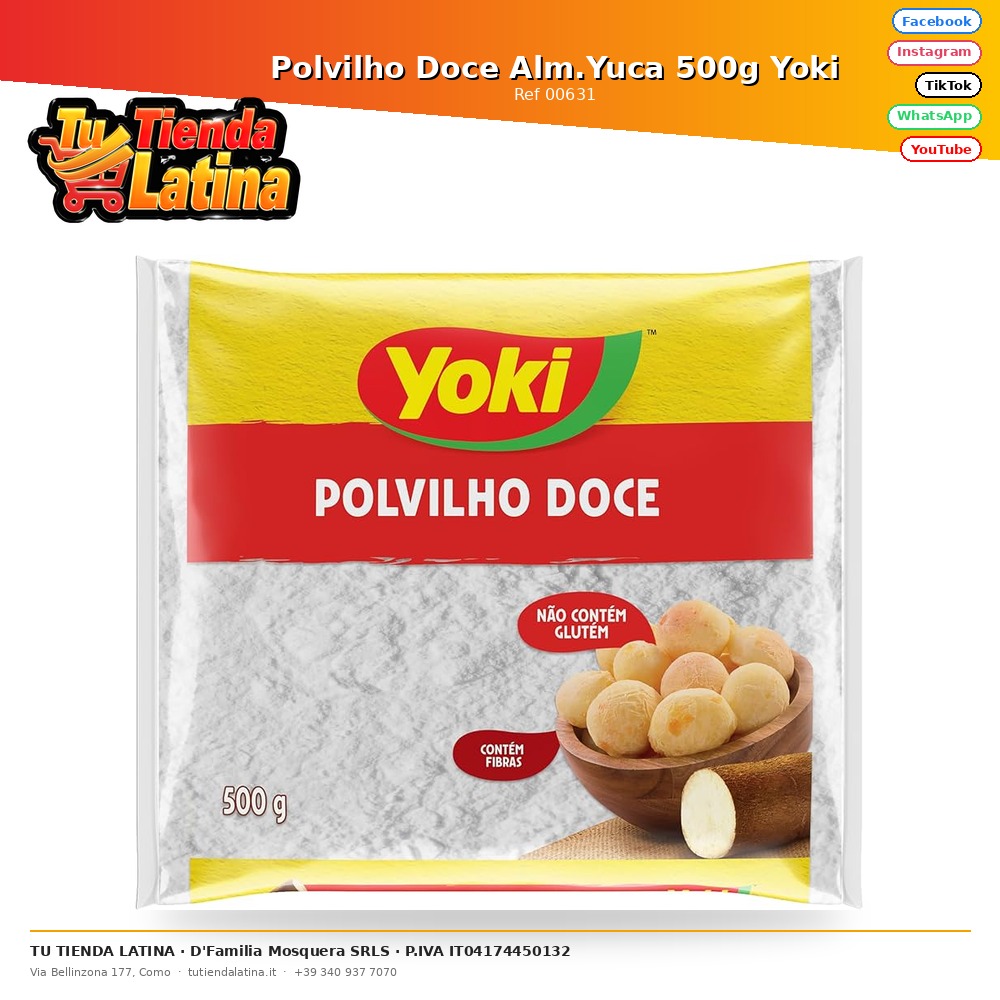 Polvilho Doce Alm.Yuca 500g Yoki