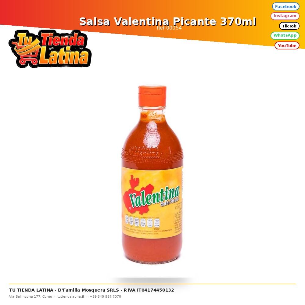 Valentina Spicy Sauce 370ml