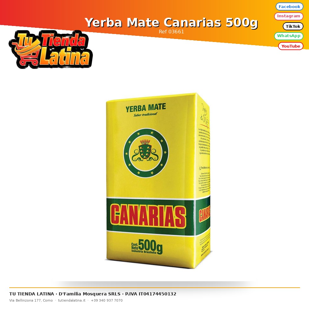 Yerba Mate Canarias 500g
