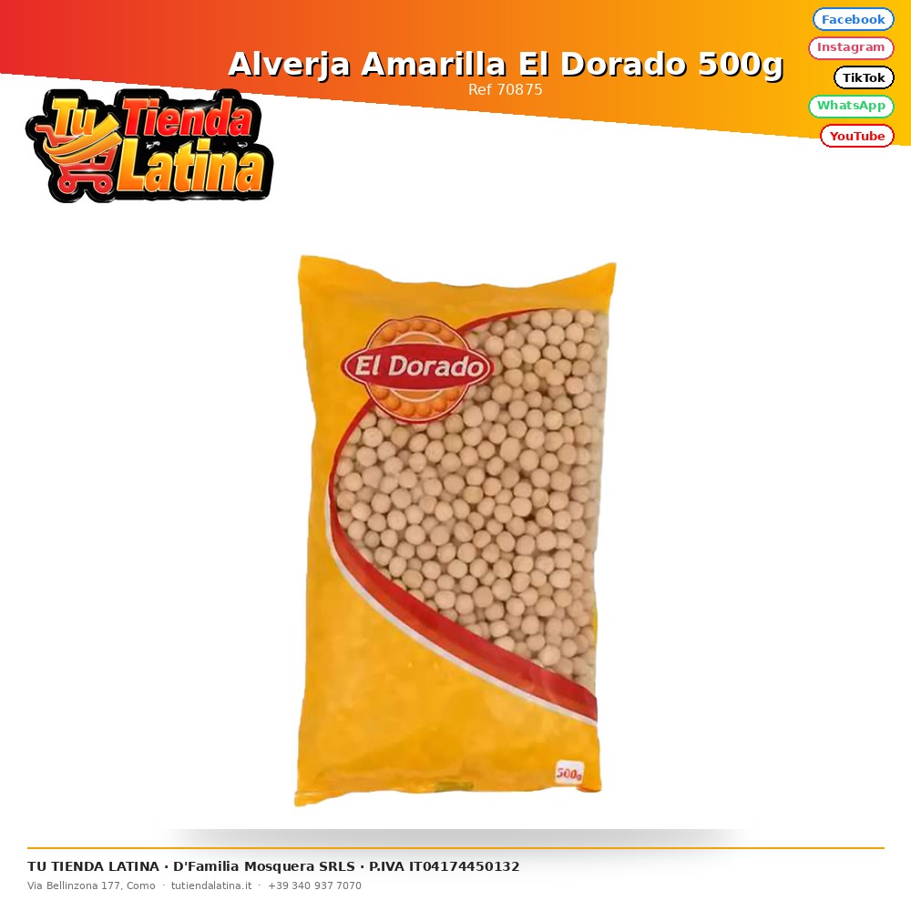 El Dorado Yellow Pea 500g