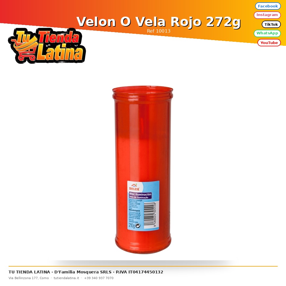 Velon O Vela Red 272g