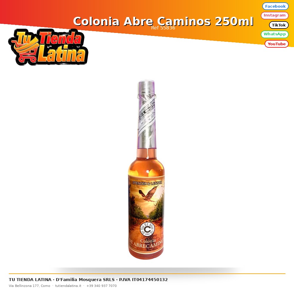 Percorsi aperti Colonia 250ml