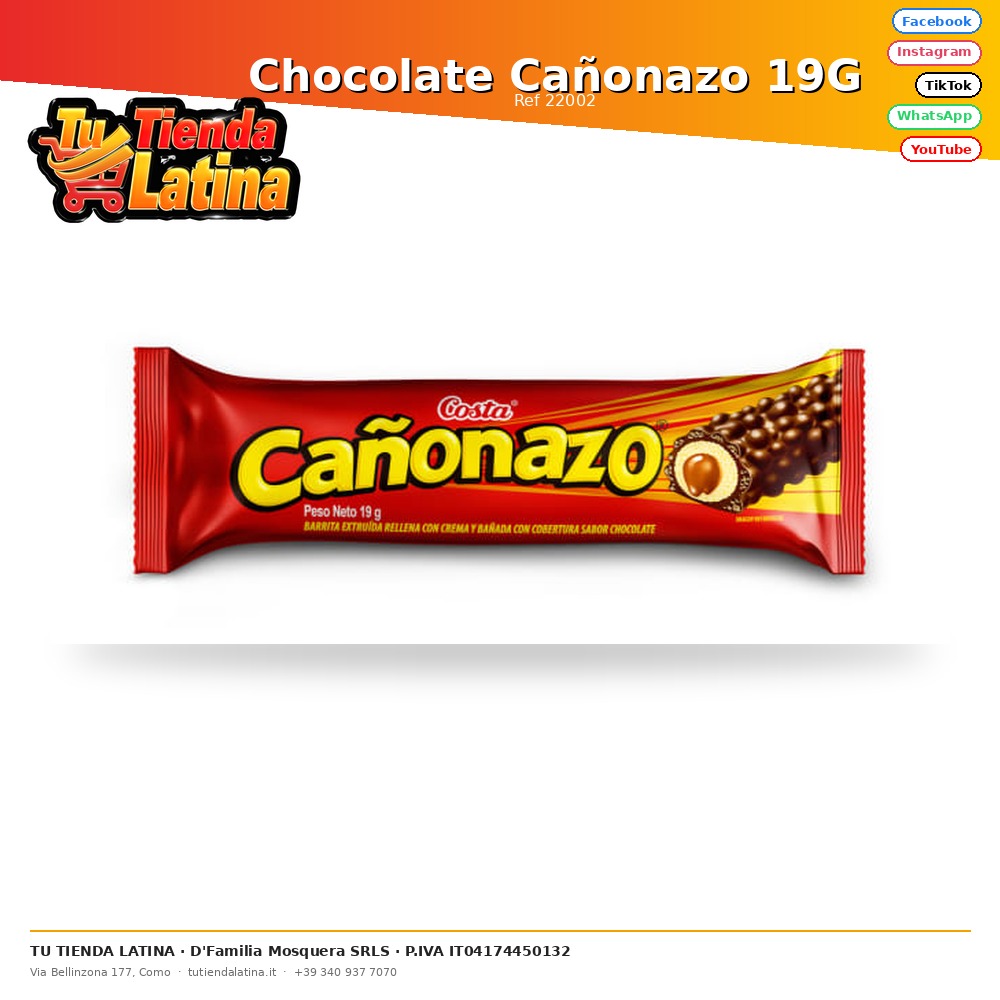 Chocolate Cañonazo 19g