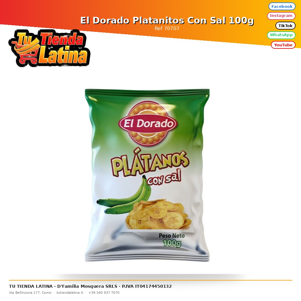 El Dorado Plataniti con sale 100g