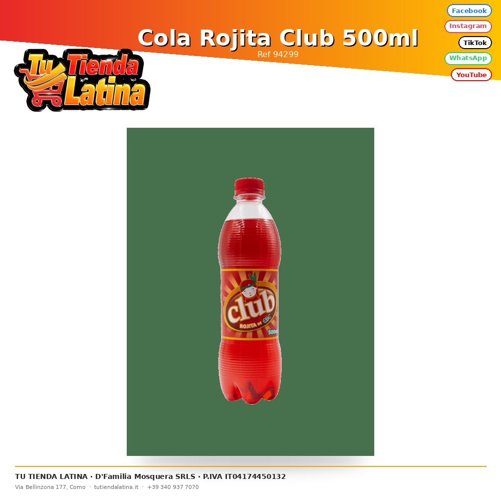 Red Cola Club 500ml