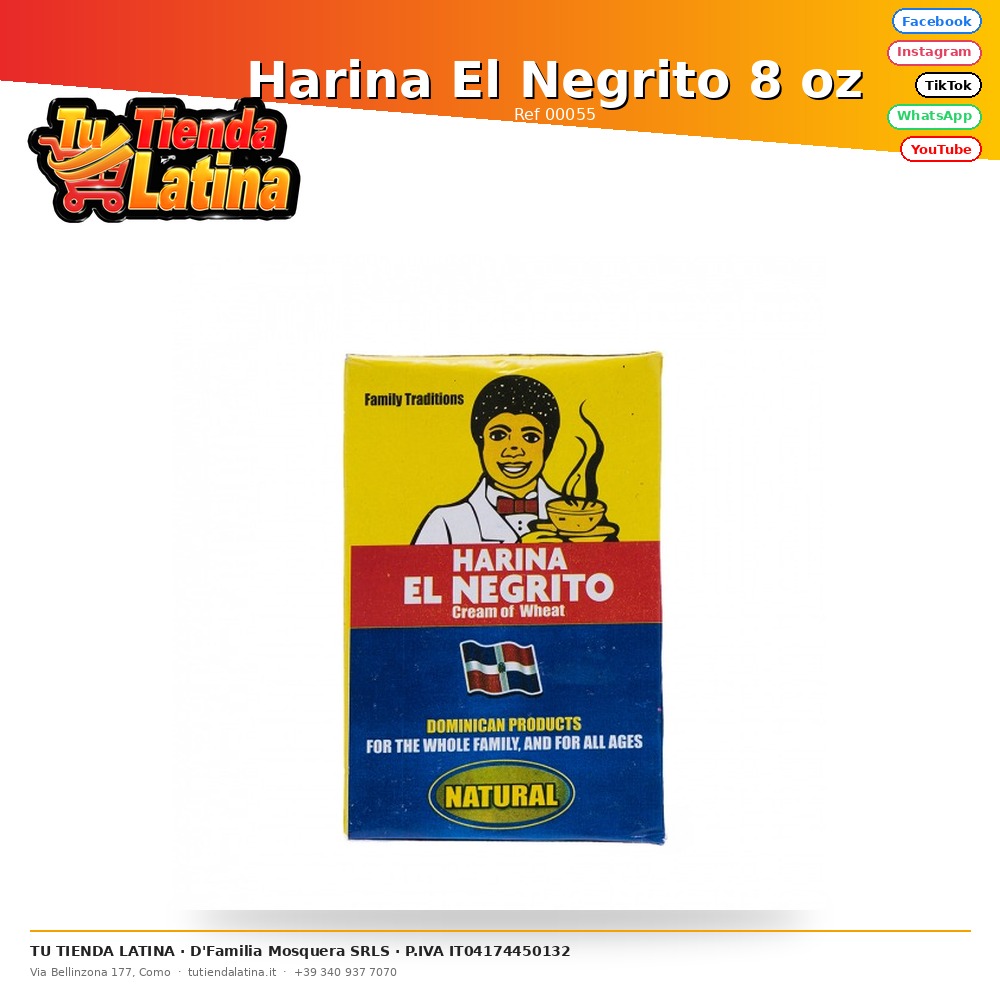 Harina El Negrito 8 oz