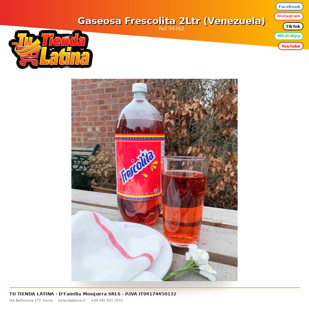Frescolita Soda 2Ltr (Venezuela)