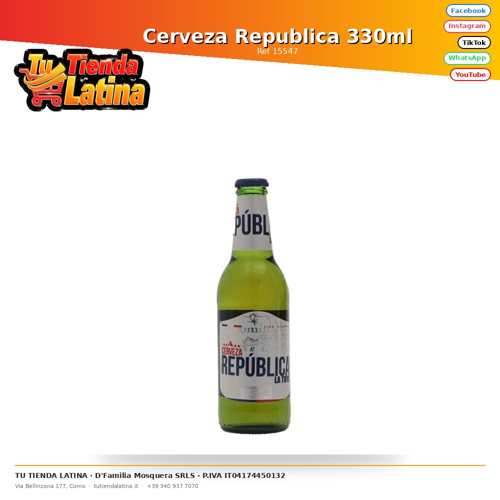 Birra Repubblica 330ml
