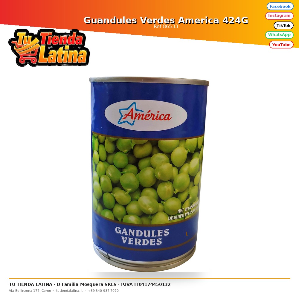 Piselli piccanti americani 424G