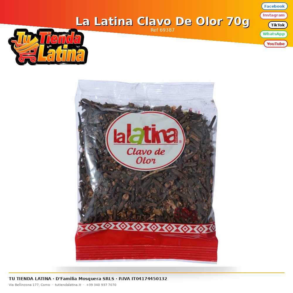 La Latina Clavo De Olor 70g