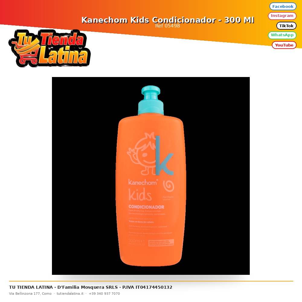 Kanechom Kids Conditioner - 300 Ml