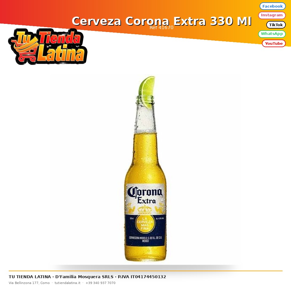 Birra Corona Extra 330 Ml