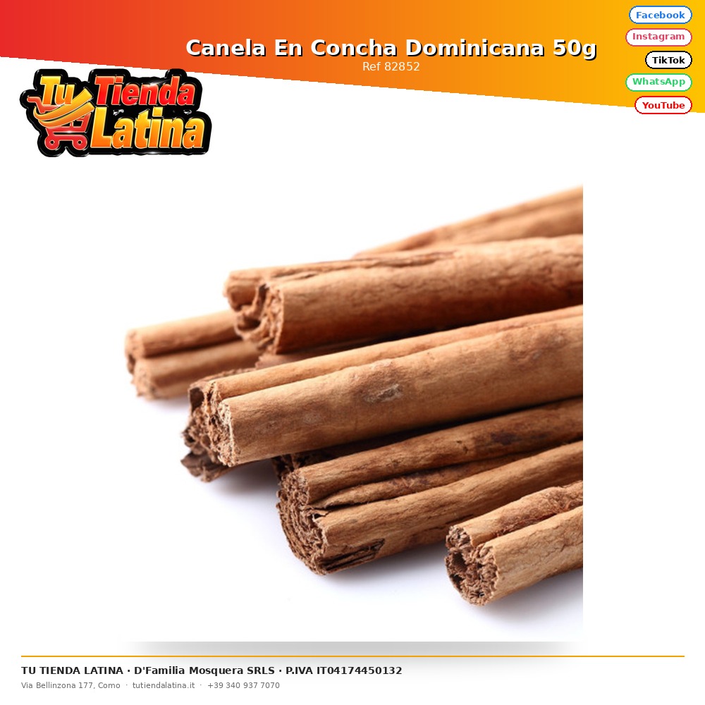 Cannella in Conchiglia Dominicana 50g