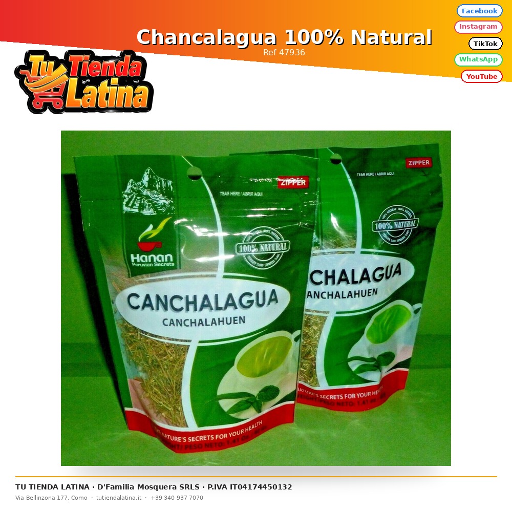 Chancalagua 100% Natural