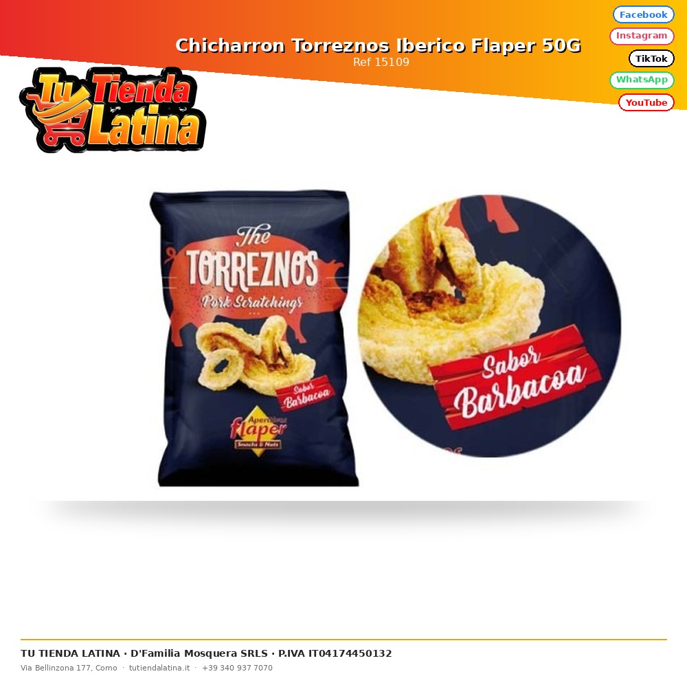 Chicharron Torreznos Iberico Flaper 50G 