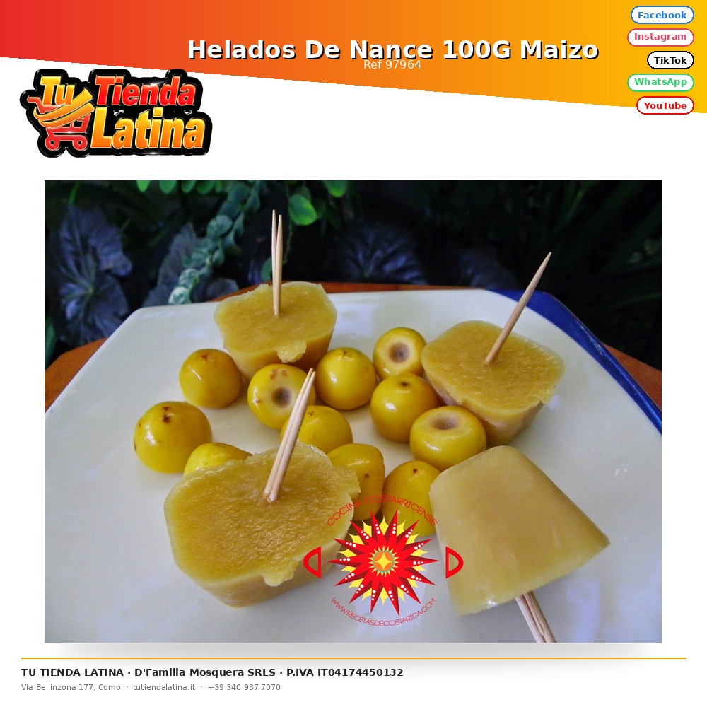 Nance Ice Cream 100G Corn