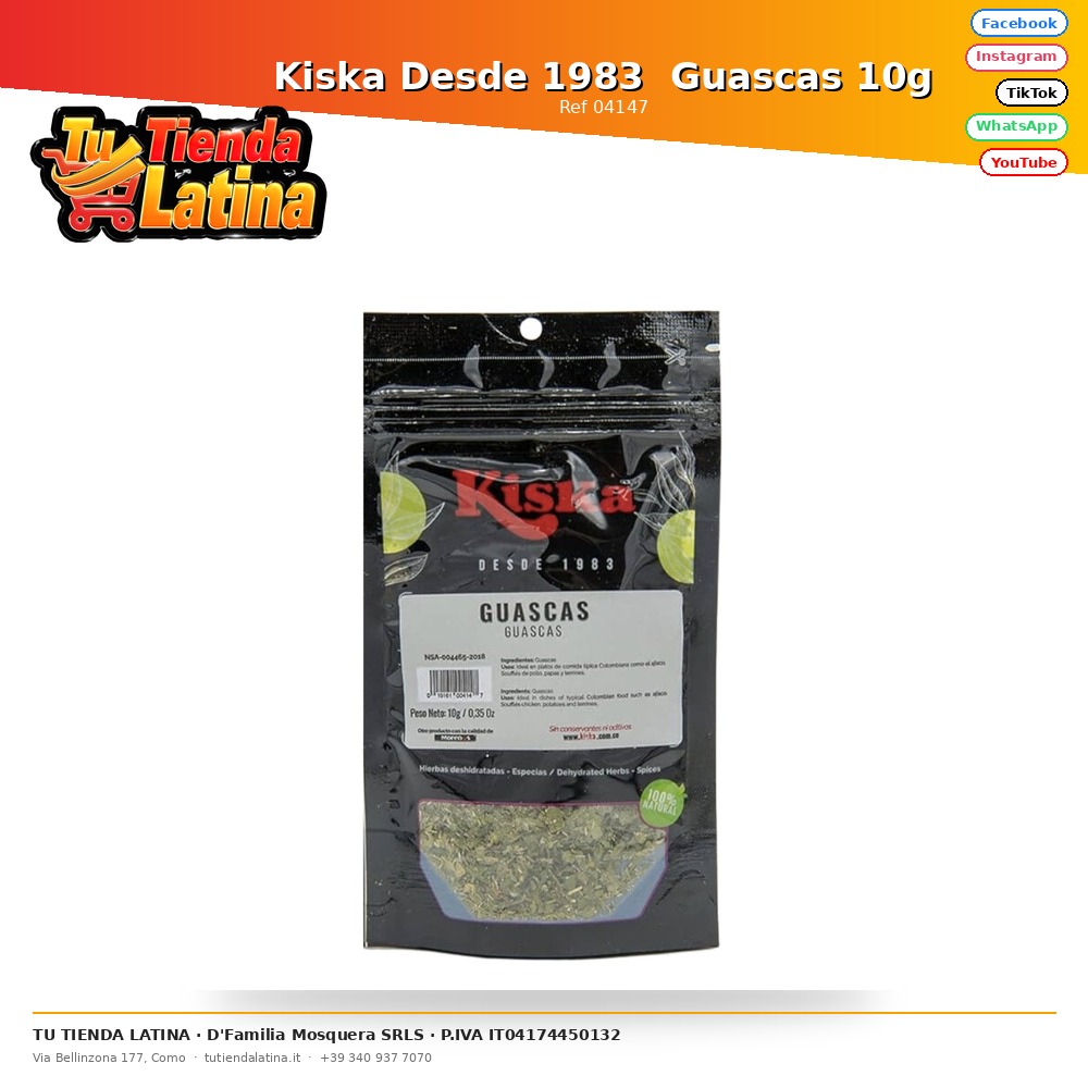 Kiska Since 1983 Guascas 10g