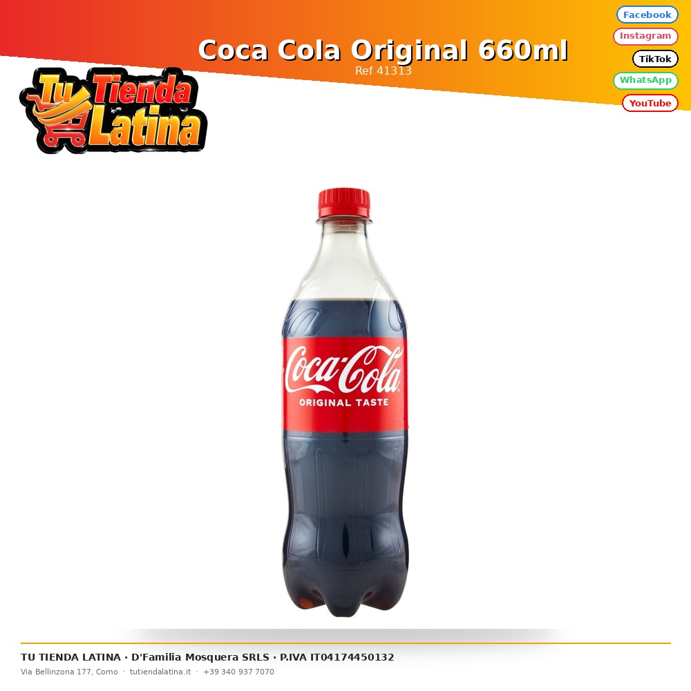 Coca Cola Originale 660ml