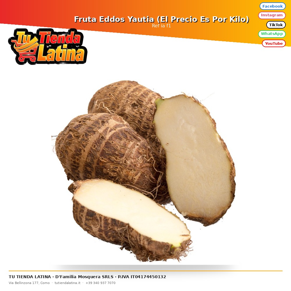 Fruta Eddos Yautia (El Precio Es Por Kilo)