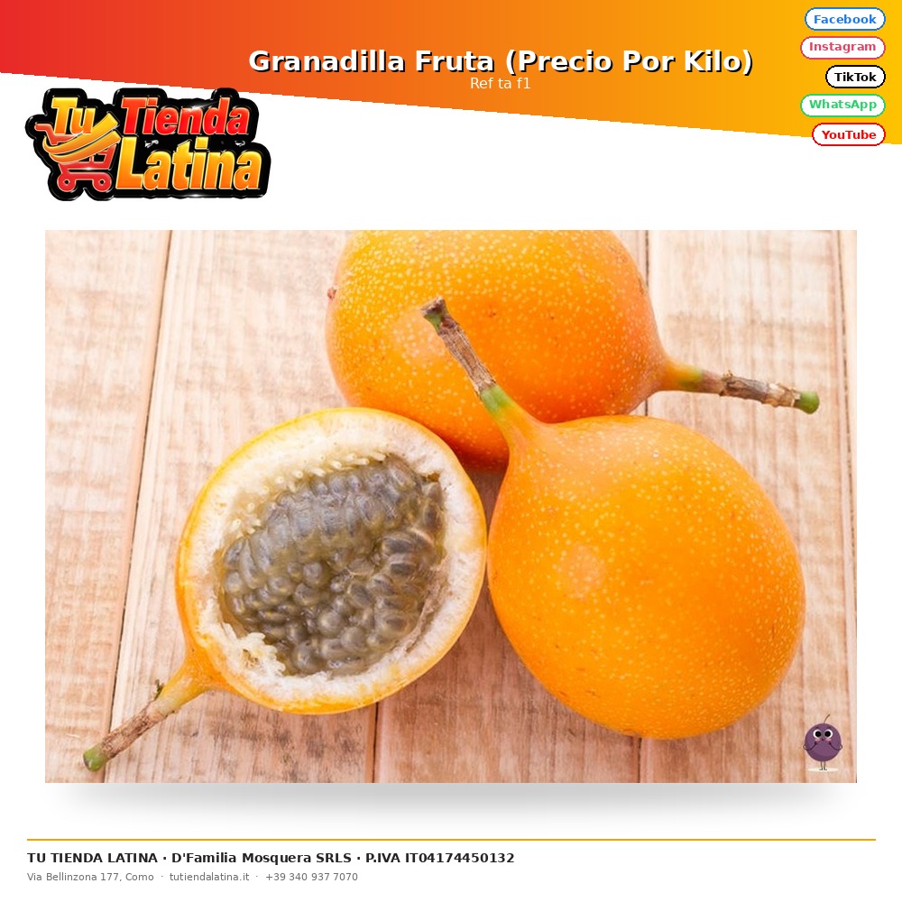 Granadilla Fruit (Price Per Kilo)