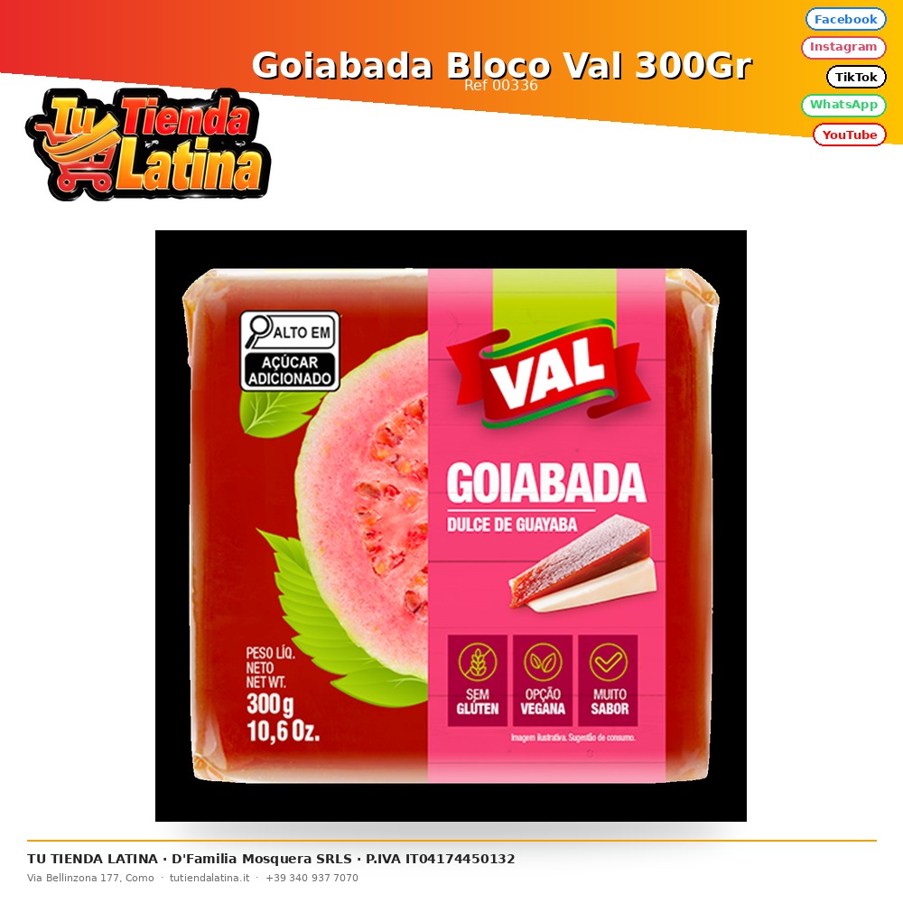 Goiabada Blocco Val 300Gr