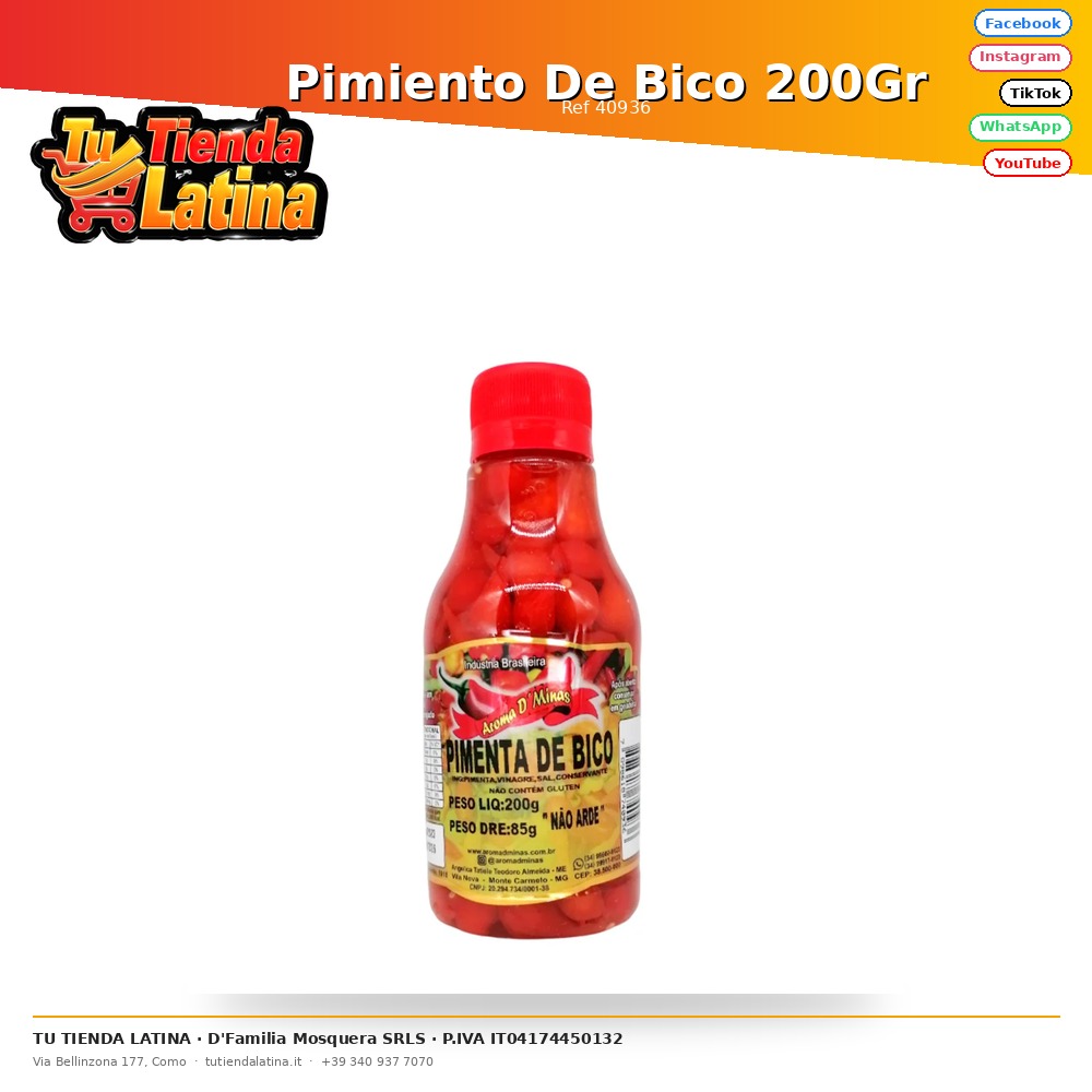 Pimiento De Bico 200Gr