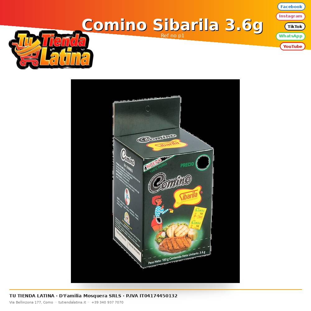 Cumin Sibarila 3.6g