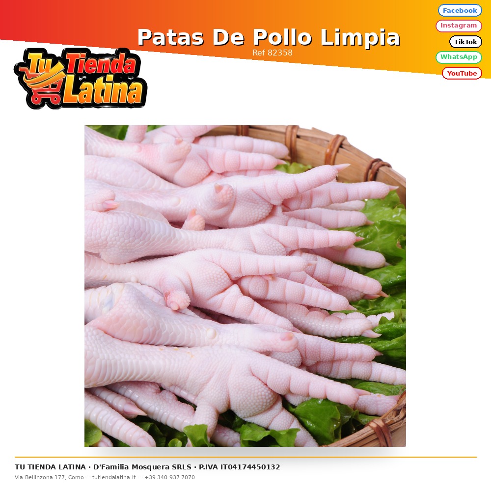 Pulisci i piedi di pollo